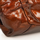 Chanel Patent Leather CC Accordion Flap Bag