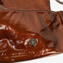 Chanel Patent Leather CC Accordion Flap Bag
