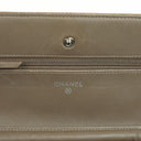 Chanel Patent Quilted Wallet On Chain WOC