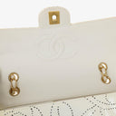 Chanel Perforated Camellia Flap Bag