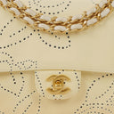 Chanel Perforated Camellia Flap Bag