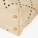 Chanel Perforated CC Quilted Patent Leather Tote Bag