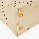 Chanel Perforated CC Quilted Patent Leather Tote Bag