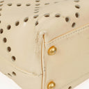 Chanel Perforated CC Quilted Patent Leather Tote Bag