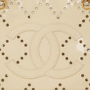 Chanel Perforated CC Quilted Patent Leather Tote Bag
