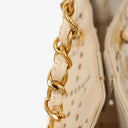 Chanel Perforated CC Quilted Patent Leather Tote Bag