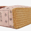 Chanel Pink Bandana Canvas Maxi Single Flap Shoulder Bag