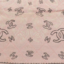 Chanel Pink Bandana Canvas Maxi Single Flap Shoulder Bag