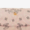 Chanel Pink Bandana Canvas Maxi Single Flap Shoulder Bag