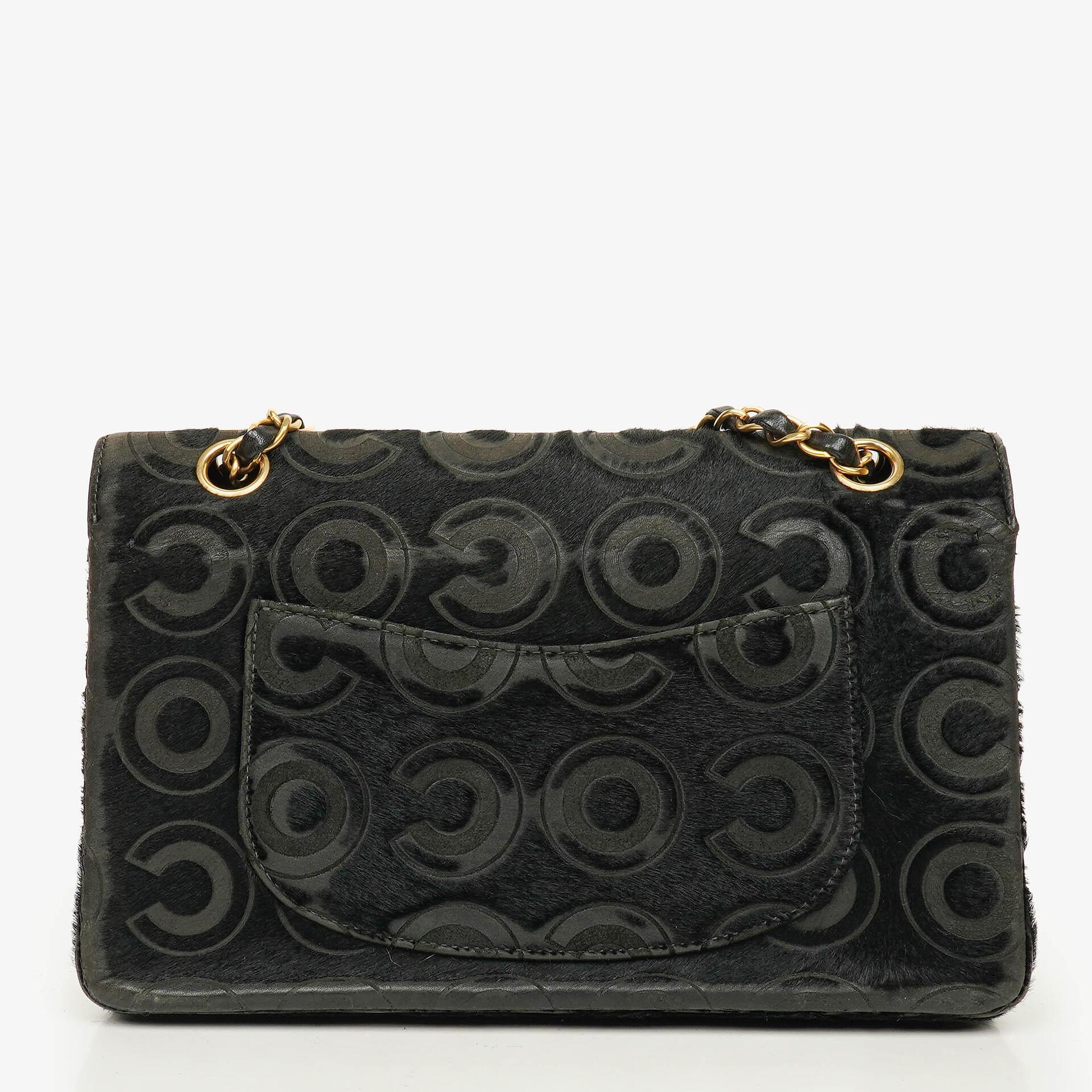 Chanel Ponyhair Double Flap Bag