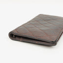 Chanel Purple Quilted Aged Calfskin Reissue 2.55 Yen Wallet