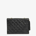 Chanel Quilted Black Lambskin Vintage Tassel Flap Bag