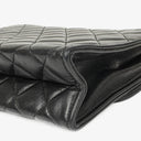 Chanel Quilted Black Lambskin Vintage Tassel Flap Bag