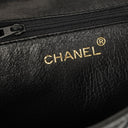 Chanel Quilted Black Lambskin Vintage Tassel Flap Bag