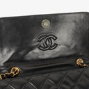 Chanel Quilted Black Lambskin Vintage Tassel Flap Bag
