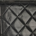 Chanel Quilted Black Lambskin Vintage Tassel Flap Bag