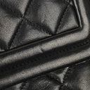 Chanel Quilted Black Lambskin Vintage Tassel Flap Bag