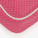 Chanel Quilted Jersey Pink White Single Flap Bag