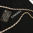 Chanel Quilted Jersey Pink White Single Flap Bag