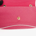 Chanel Quilted Jersey Pink White Single Flap Bag