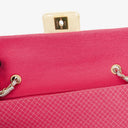 Chanel Quilted Jersey Pink White Single Flap Bag