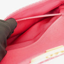 Chanel Quilted Jersey Pink White Single Flap Bag