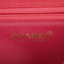 Chanel Quilted Jersey Pink White Single Flap Bag