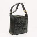 Chanel Quilted Lambskin Black Chocolate Bar Shoulder Bag