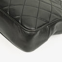 Chanel Quilted Lambskin Shopping Tote Black