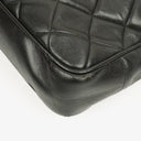 Chanel Quilted Lambskin Shopping Tote Black