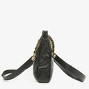 Chanel Quilted Lambskin Shopping Tote Black