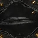 Chanel Quilted Lambskin Shopping Tote Black