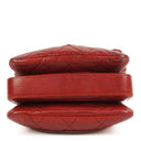 Chanel Quilted Leather Red Mini Chanel 3 Flap Bag