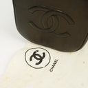 Chanel Dark Brown Quilted Leather Vanity Case