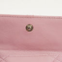 Chanel Quilted Pink Chanel 19 Small Flap Wallet