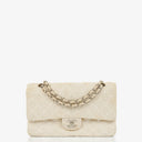 Chanel Quilted Tweed Medium Double Flap Bag