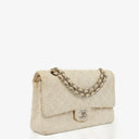 Chanel Quilted Tweed Medium Double Flap Bag