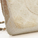 Chanel Quilted Tweed Medium Double Flap Bag