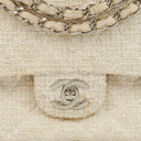 Chanel Quilted Tweed Medium Double Flap Bag