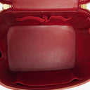 Chanel Red Caviar Leather Vanity Case