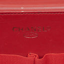Chanel Red Caviar Leather Vanity Case