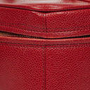 Chanel Red Caviar Leather Vanity Case