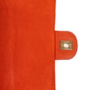 Chanel Red Chevron Quilted Distressed Calfskin Medium Classic Single Medallion Flap Gold Hardware