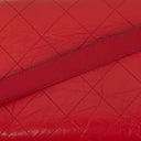 Chanel Red Crumpled Calfskin Flap Bag