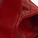 Chanel Red Maxi Lambskin 3 Accordion Flap Bag.