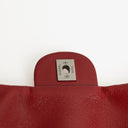 Chanel Red Maxi Lambskin 3 Accordion Flap Bag.