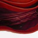 Chanel Red Maxi Lambskin 3 Accordion Flap Bag.