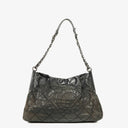 Chanel Sea Hit Medium Black Quilted Iridescent Calfskin Shoulder Bag