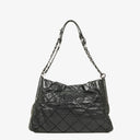 Chanel Sea Hit Medium Black Quilted Iridescent Calfskin Shoulder Bag