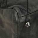 Chanel Sea Hit Medium Black Quilted Iridescent Calfskin Shoulder Bag